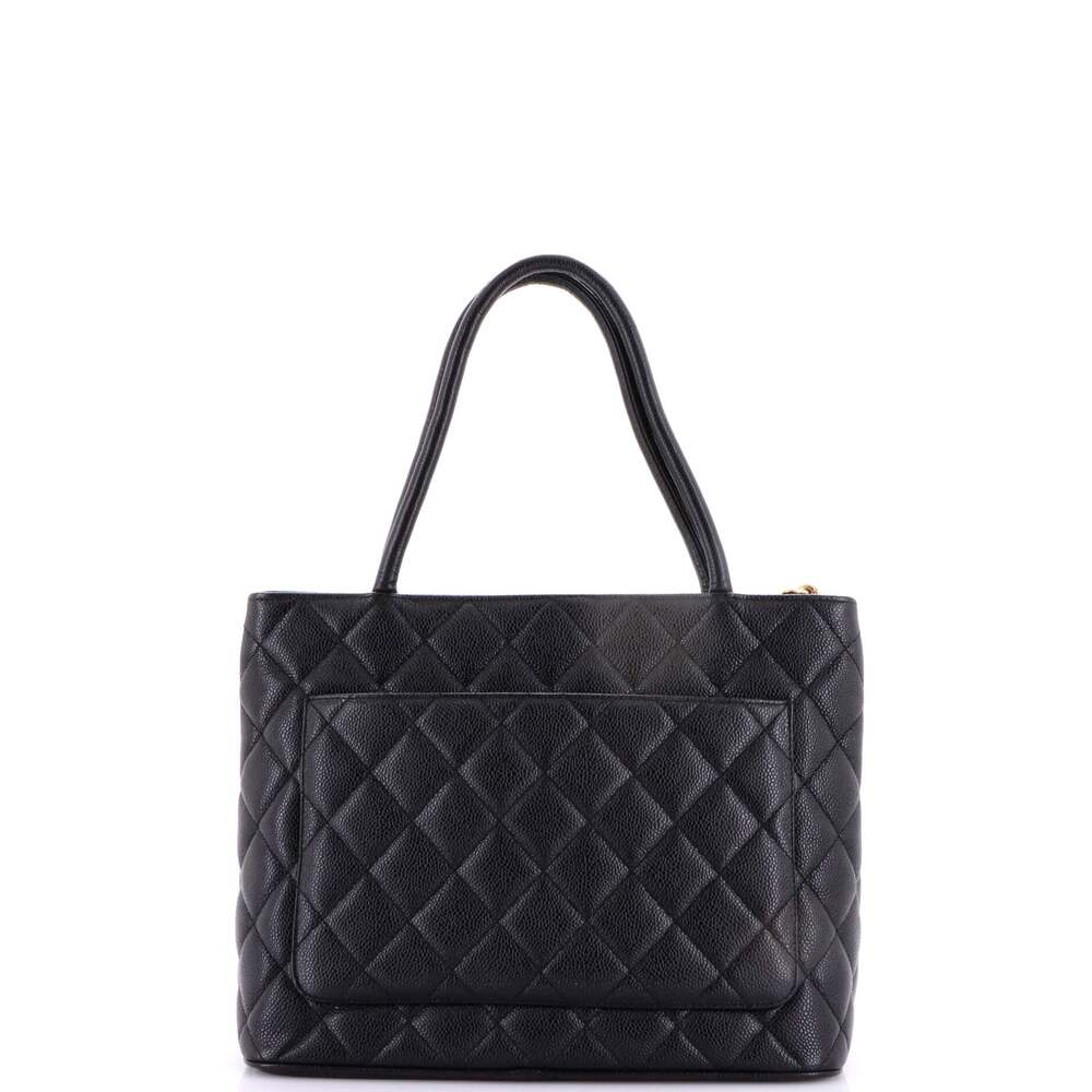 Chanel Medallion Tote Quilted Caviar #249666C27B - Picture 3 of 8